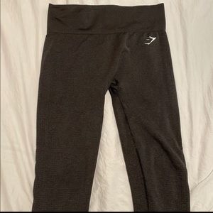 Gymshark Vital Seamless Leggings Sz M in Black Marl